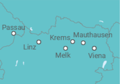 Itinerario del Crucero Un feliz viaje en el Danubio - Riverside