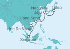 Itinerario del Crucero Japón, Corea Del Sur, China - Royal Caribbean