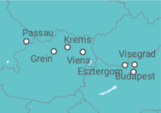 Itinerario del Crucero Austria, Hungría - Riverside