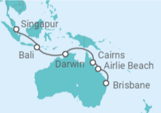 Itinerario del Crucero Australia, Marruecos - Carnival Cruise Line