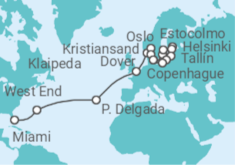 Itinerario del Crucero Gran Ruta Escandinava y Báltica desde América - Princess Cruises