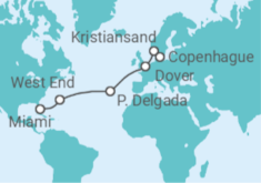 Itinerario del Crucero Pasaje del Norte de Europa - Princess Cruises