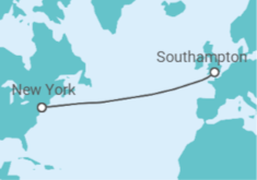 Itinerario del Crucero Reino Unido - Cunard