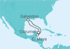 Itinerario del Crucero México - MSC Cruceros