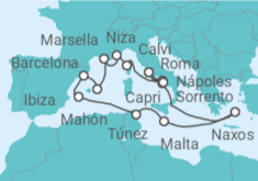 Itinerario del Crucero Un largo viaje lleno de espectacular serenidad, vistas a las montañas y espíritu mítico - Explora Journeys