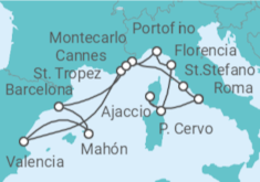 Itinerario del Crucero Un Viaje ampliado por paisajes rocosos, culturas diversas y ciudades fascinantes - Explora Journeys