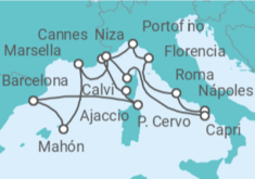 Itinerario del Crucero Un viaje ampliado de ciudades llenas de vida y costas de paisajes incomparables - Explora Journeys