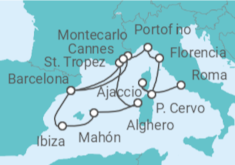 Itinerario del Crucero Un largo viaje por costas resplandecientes y bellezas serenas - Explora Journeys