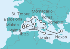 Itinerario del Crucero Un viaje por costas impresionantes e islas tranquilas - Explora Journeys
