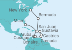 Itinerario del Crucero Costa este esmeralda - Regent Seven Seas