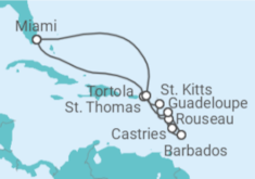 Itinerario del Crucero Islas de prestigio - Regent Seven Seas