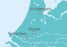Itinerario del Crucero Holanda auténtica  - CroisiEurope