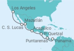 Itinerario del Crucero Azul Zafiro - Regent Seven Seas
