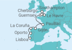 Itinerario del Crucero Costas reales - Regent Seven Seas