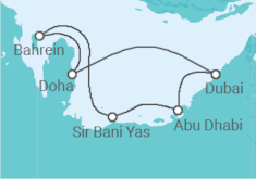 Itinerario del Crucero Desierto asombroso 2027 - Celestyal Cruises
