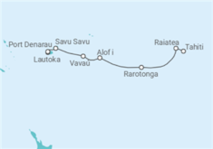 Itinerario del Crucero Segmento vuelta al mundo: de Papeete a Lautoka - Regent Seven Seas