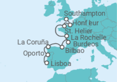 Itinerario del Crucero La experiencia de la "Belle Époque" - Regent Seven Seas