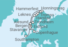 Itinerario del Crucero La odisea Noruega definitiva - Regent Seven Seas