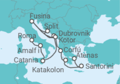 Itinerario del Crucero Villas y Venecia - Regent Seven Seas