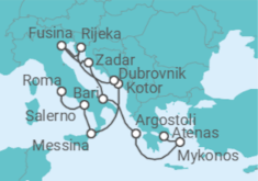 Itinerario del Crucero Días idílicos - Regent Seven Seas
