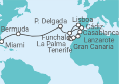 Itinerario del Crucero Temporada de velas - Regent Seven Seas