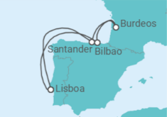 Itinerario del Crucero Atardecer en Santander - Regent Seven Seas