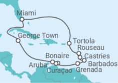 Itinerario del Crucero Romance en Roseau - Regent Seven Seas