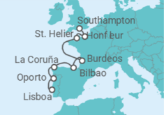 Itinerario del Crucero Ciudades de vinos - Regent Seven Seas