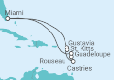 Itinerario del Crucero Cultura isleña vibrante - Regent Seven Seas