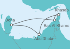 Itinerario del Crucero Arabia Icónica 2027 - Celestyal Cruises