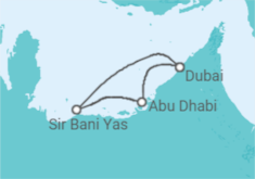Itinerario del Crucero Arabia Icónica 2027 - Celestyal Cruises