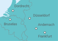 Itinerario del Crucero Tres ríos, tres países - Crucemundo