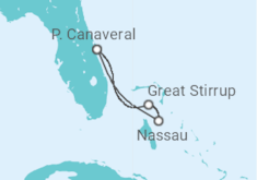 Itinerario del Crucero Bahamas - NCL Norwegian Cruise Line
