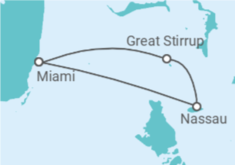 Itinerario del Crucero Bahamas - NCL Norwegian Cruise Line