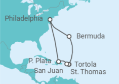 Itinerario del Crucero El Caribe: Bermudas y República Dominicana - NCL Norwegian Cruise Line