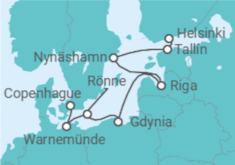 Itinerario del Crucero Alemania, Polonia, Lituania, Letonia, Suecia, Estonia - NCL Norwegian Cruise Line