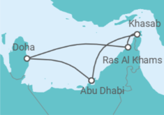 Itinerario del Crucero Qatar - Celestyal Cruises