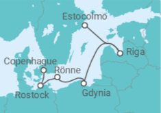 Itinerario del Crucero Ciudades del Norte de Europa - Regent Seven Seas
