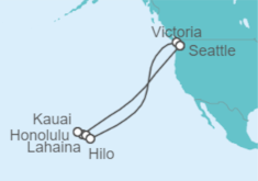 Itinerario del Crucero Alaska - Carnival Cruise Line