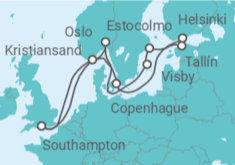 Itinerario del Crucero Capitales Bálticas, Noruega - Celebrity Cruises