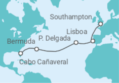 Itinerario del Crucero Desde Cabo Cañaveral a Southampton - Celebrity Cruises