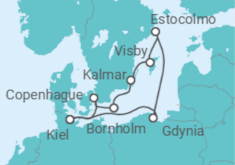 Itinerario del Crucero Disfrute del ambiente Báltico - Nicko Cruises