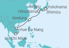 Itinerario del Crucero Del fascinante Japón al colorido Vietnam - Nicko Cruises