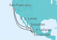 Itinerario del Crucero Alaska - Princess Cruises