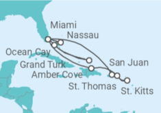 Itinerario del Crucero Puerto Rico, Estados Unidos, Bahamas - MSC Cruceros