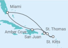 Itinerario del Crucero Puerto Rico, St. Thomas, República Dominicana - MSC Cruceros