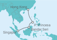 Itinerario del Crucero Singapur, Filipinas y China - Costa Cruceros
