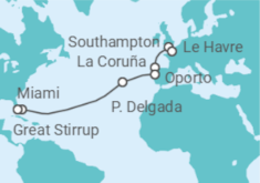 Itinerario del Crucero España y Portugal - NCL Norwegian Cruise Line