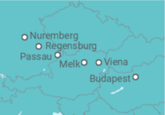Itinerario del Crucero Mercados navideños emblemáticos - AmaWaterways
