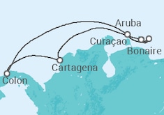 Itinerario del Crucero Caribe Sur - Royal Caribbean